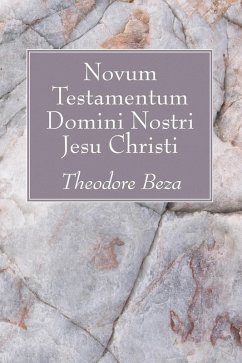 Cover Novum Testamentum Domini Nostri Jesu Chrisi (eBook, PDF)