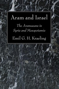 Aram and Israel (eBook, PDF) - Kraeling, Emil G. H.