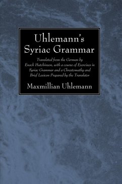 Uhlemann's Syriac Grammar (eBook, PDF)