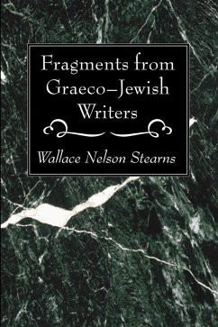 Fragments from Graeco-Jewish Writers (eBook, PDF)
