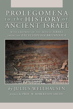 Prolegomena to the History of Ancient Israel (eBook, PDF)