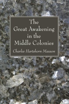 The Great Awakening in the Middle Colonies (eBook, PDF)