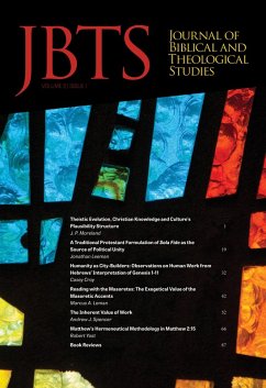 Cover Journal of Biblical and Theological Studies, Issue 2.1 (eBook, PDF)