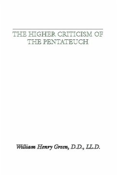 Cover The Higher Criticism of the Pentateuch (eBook, PDF)