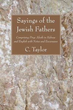Sayings of the Jewish Fathers (eBook, PDF)