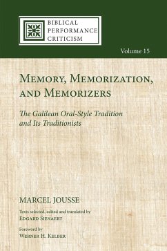 Memory, Memorization, and Memorizers (eBook, PDF)