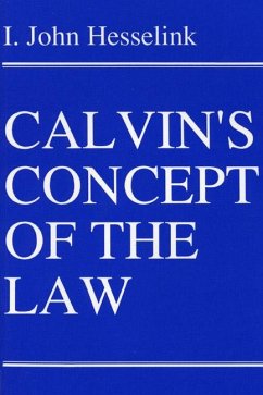Calvin's Concept of the Law (eBook, PDF)