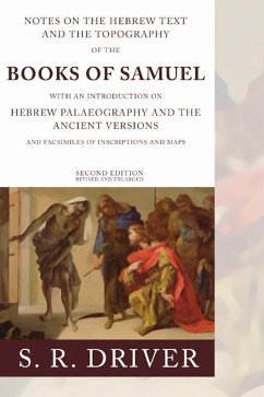 Notes on the Hebrew Text of Samuel (eBook, PDF)