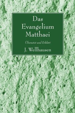 Das Evangelium Matthaei (eBook, PDF)