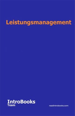 Leistungsmanagement (eBook, ePUB) - Team, IntroBooks