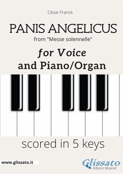 Panis Angelicus - Voice and piano/organ (in 5 keys) (eBook, ePUB) - Franck, César