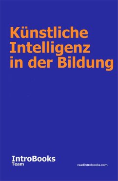 Cover Künstliche Intelligenz in der Bildung (eBook, ePUB)