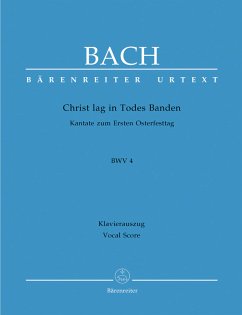 Cover Christ lag in Todesbanden Kantate Nr.4 BWV4 Klavierauszug