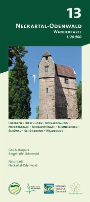 Odenwald Freizeitkarte Neckartal-Odenwald