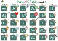 Meine ABC Tafeln in Grundschrift (von A-Z,Ä,Ö,Ü und ß) - Momm, Helga