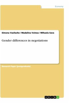 Gender differences in negotiations - Vasilache, Simona;Voinea, Madalina;Sava, Mihaela