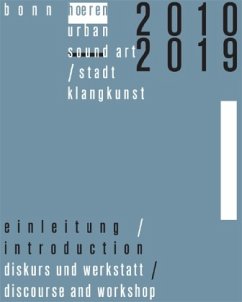 Cover urban sound art / stadtklangkunst