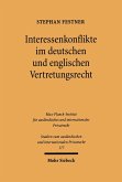 Interessenkonflikte im deutschen und englischen Vertretungsrecht (eBook, PDF)