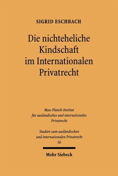 Cover Die nichteheliche Kindschaft im Internationalen Privatrecht (eBook, PDF)