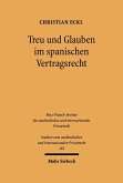 Treu und Glauben im spanischen Vertragsrecht (eBook, PDF)