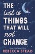 The List of Things That Will Not Change - Bild 1