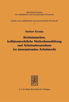 Cover Rechtstatsachen, kollisionsrechtliche Methodenentfaltung und Arbeitnehmerschutz im internationalen Arbeitsrecht (eBook, PDF)