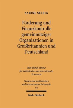 Cover Förderung und Finanzkontrolle gemeinnütziger Organisationen in Großbritannien und Deutschland (eBook, PDF)