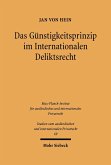 Das Günstigkeitsprinzip im Internationalen Deliktsrecht (eBook, PDF)