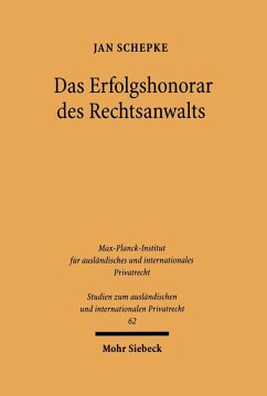 Das Erfolgshonorar des Rechtsanwalts (eBook, PDF) - Schepke, Jan