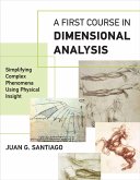 A First Course in Dimensional Analysis (eBook, ePUB)