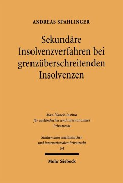 Cover Sekundäre Insolvenzverfahren bei grenzüberschreitenden Insolvenzen (eBook, PDF)