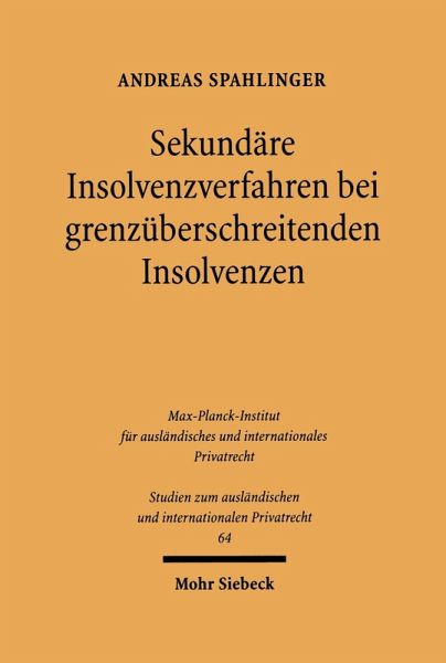 Sekundäre Insolvenzverfahren bei grenzüberschreitenden Insolvenzen (eBook, PDF)