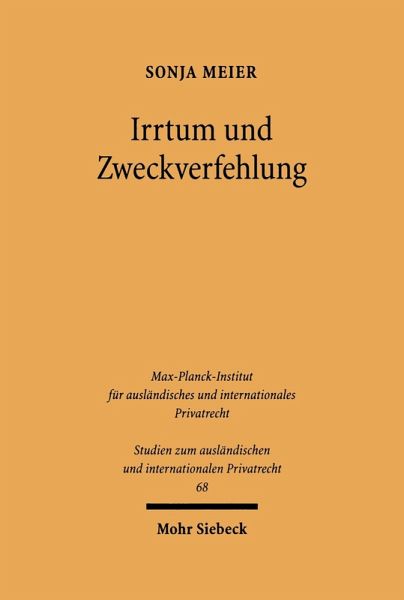 Irrtum und Zweckverfehlung (eBook, PDF)