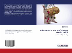 Education in the Performing Arts in India