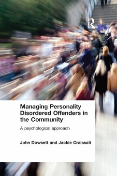 Cover Managing Personality Disordered Offenders in the Community (eBook, PDF)