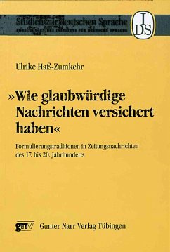 'Wie glaubwürdige Nachrichten versichert haben' (eBook, PDF) - Haß-Zumkehr, Ulrike