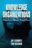 Knowledge Organizations (eBook, PDF)