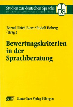 Bewertungskriterien in der Sprachberatung (eBook, PDF)