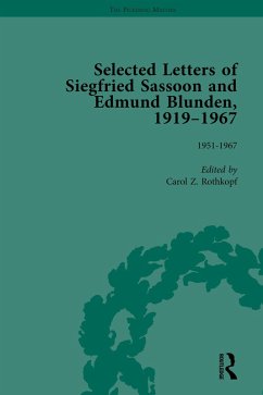 Selected Letters of Siegfried Sassoon and Edmund Blunden, 1919¿1967 Vol 3 (eBook, ePUB) - Rothkopf, Carol Z