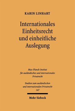 Cover Internationales Einheitsrecht und einheitliche Auslegung (eBook, PDF)