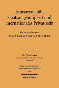 Transsexualität, Staatsangehörigkeit und internationales Privatrecht (eBook, PDF)