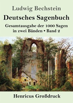 Deutsches Sagenbuch (Großdruck) - Bechstein, Ludwig