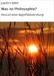 Was ist Philosophie? (eBook, ePUB) - Bild 1