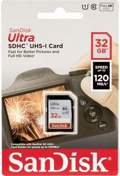 SanDisk Ultra SDHC UHS-I 32GB 120MB/s SDSDUN4-032G-GN6IN