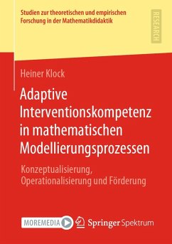 Cover Adaptive Interventionskompetenz in mathematischen Modellierungsprozessen (eBook, PDF)