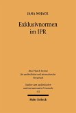 Exklusivnormen im IPR (eBook, PDF)