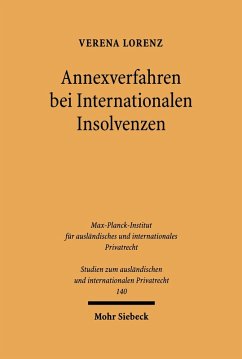 Annexverfahren bei Internationalen Insolvenzen (eBook, PDF) - Lorenz, Verena