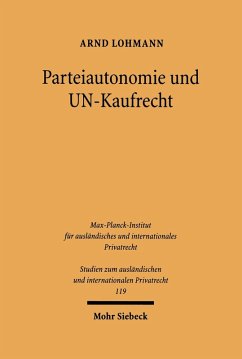 Cover Parteiautonomie und UN-Kaufrecht (eBook, PDF)