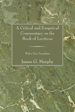 A Critical and Exegetical Commentary on the Book of Leviticus (eBook, PDF)