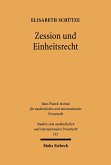 Zession und Einheitsrecht (eBook, PDF)